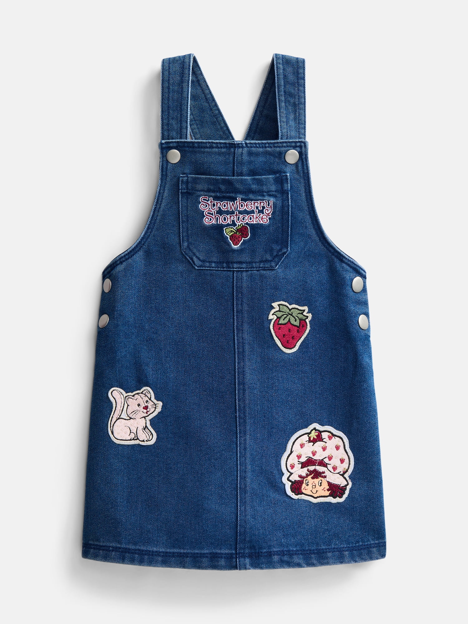 Strawberry Shortcake Toddler Girls Tee and Cotton Skirtall Set, 2 Piece, Sizes 12M-5T
