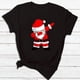 thumbnail image 1 of Camisetas con estampado 3D de alce para mujer, Top Harajuku de manga corta, ropa de Navidad de gran tamaño, novedad de 2023, 1 of 4