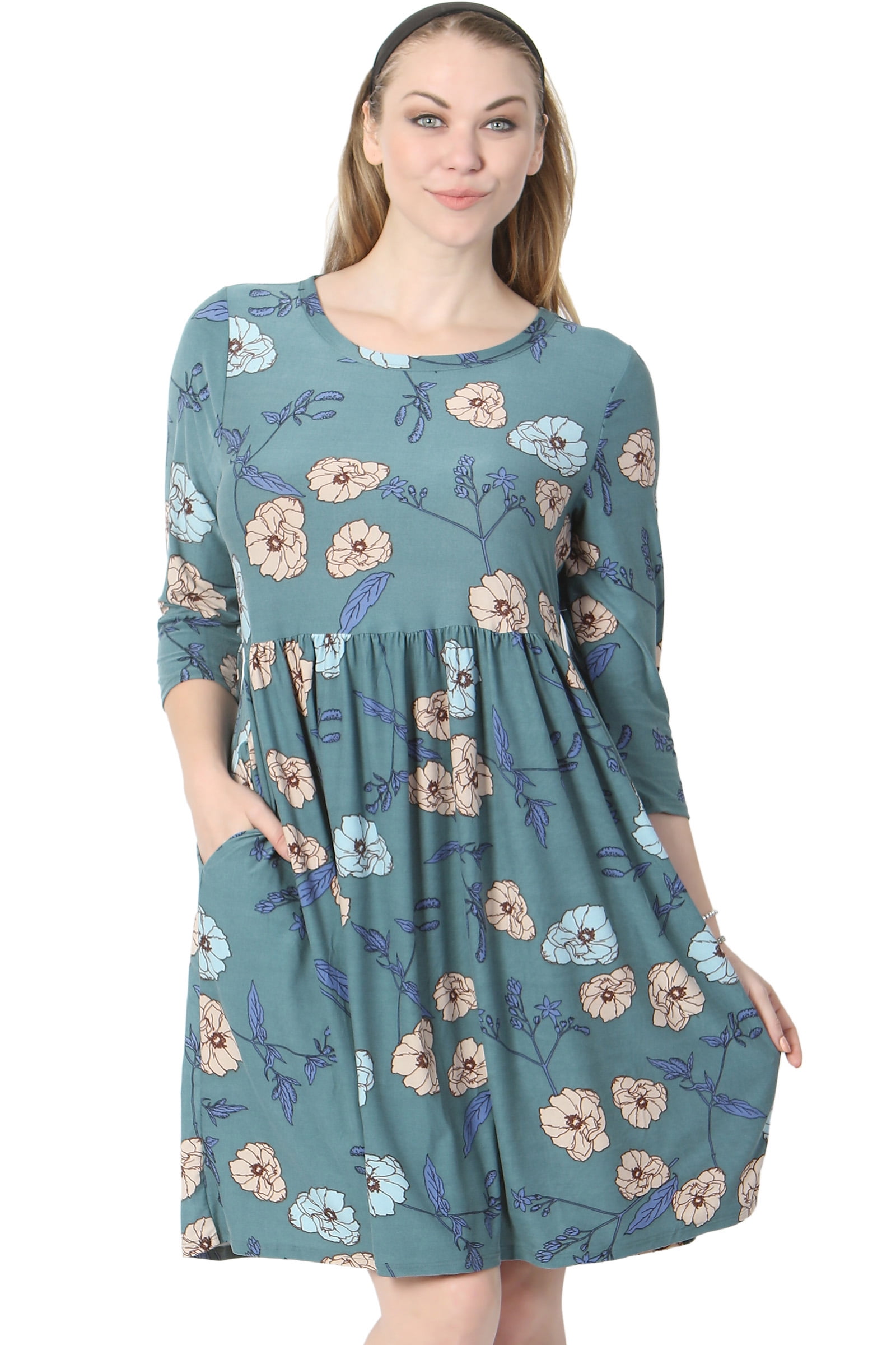 empire waist babydoll dress
