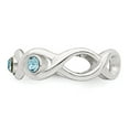 thumbnail image 5 of Auriga Fine Jewelry 925 Sterling Silver Stellux Crystal Toe Ring for Women, 5 of 6