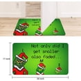 thumbnail image 6 of QuiltBL Christmas Funny Welcome Kitchen Rug Indoor Anti-Fatigue Kitchen Mat Winter Door Mat Anti-Slip Scratch Sand Cartoon Pattern Doormats 17" X 30", 6 of 6