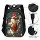 thumbnail image 3 of Easygdp Chef Chicken With Beer Bottles Mochila para Laptop de Viaje con Puerto USB, Mochila para Laptop con Puerto de Carga USB para Mujeres y Hombres, 3 of 7