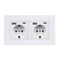 thumbnail image 1 of EU Wandstedose mit USB Typ C LadePort 16A Flamm schutz panl St, 1 of 1