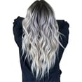 thumbnail image 3 of Women Synthetic Wavy Wig Fashion Silver Grey Hair For Girls And Ladies, 3 of 4
