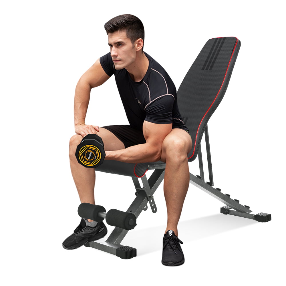 Details about   ADJUSTABLE WEIGHT BENCH Flat Incline Decline Exercise Strength Training Workout 