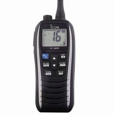 IC-M25 5W Portable Marine Radio VHF Handheld Lightweight Waterproof