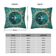 thumbnail image 2 of Yiaed Around The Planet Print Pillow Covers Super Soft Decorative Square Throw Pillow Covers Case Cushion Covers for Sofa Couch Bedroom Car Decor（No pillow core）-24"x24", 2 of 7