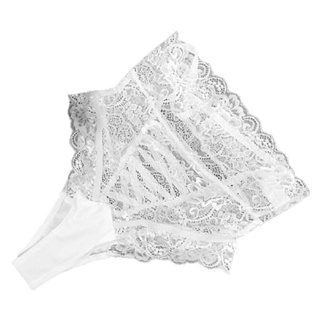 

YXGla Panties Hollow Out Back Strappy Design Lace Sexy Briefs Underwear for Women