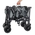 thumbnail image 4 of Maxwell Outdoors Nature's Journey Collapsible Camping Wagon, Black/Grey, 4 of 10