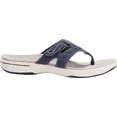 thumbnail image 2 of Women's Earth Origins Saru Sloan Flip Flop Navy Goat Polyurethane 7.5 M, 2 of 5