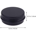 thumbnail image 3 of 20 piezas latas con tapa de rosca de 15ml cajas de crema de aluminio cajas vacías de contenedores de maquillaje, 3 of 5