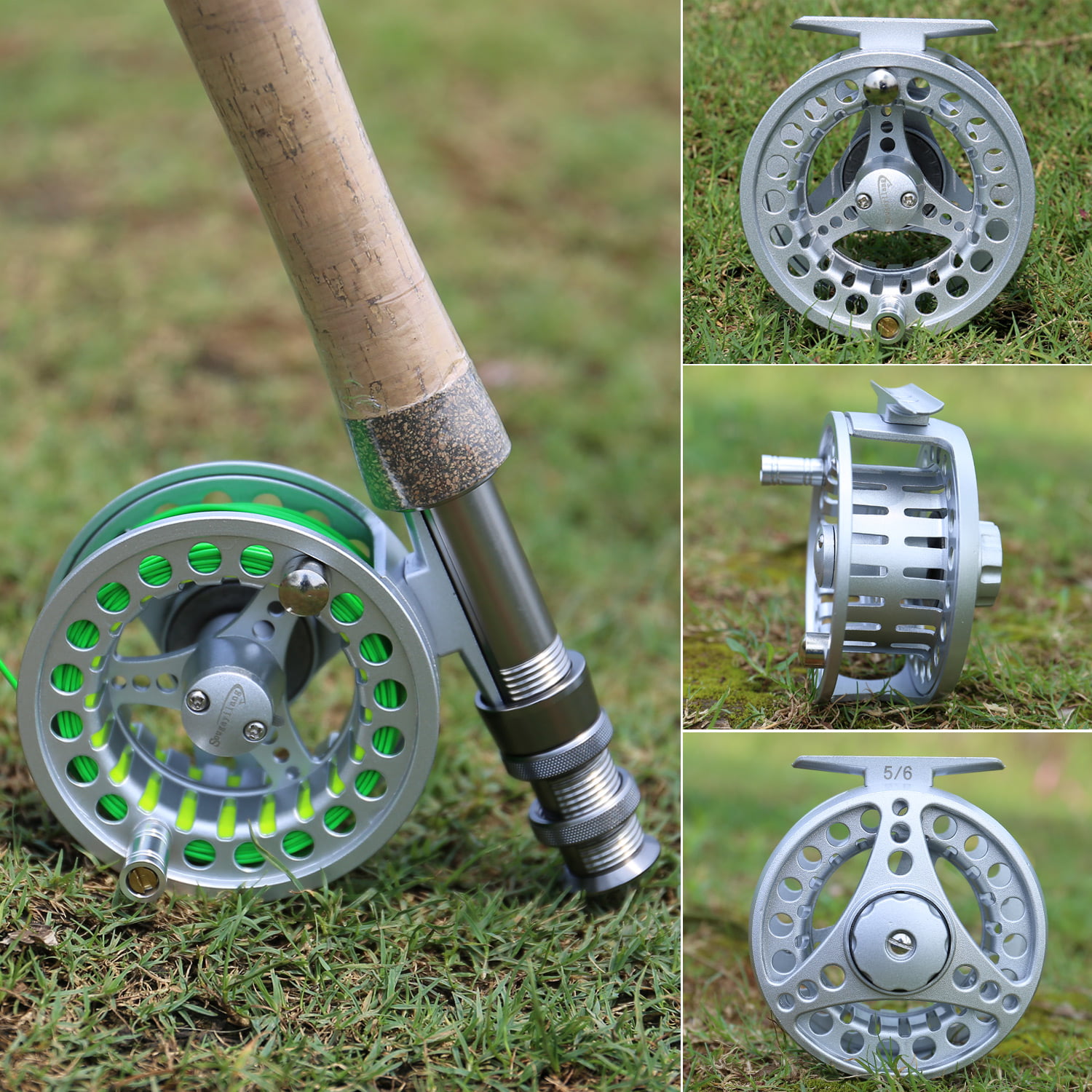 Fishing Reels 46+ 1BB 2.6:1 65MM Fly Fishing Reel Wheel with High Foot  Fishing Reels Fishing Reel Wheels (Size : Right Hand) : : Sports &  Outdoors