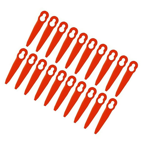 NATEFEMIN Plastic Trimmer Blades 20 Pack 80mm Cutting Height Replacement Long Lasting Weed Whacker Blades for STIHL FSA 45