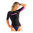 thumbnail image 3 of Playera para Dama Cressi Rashguard Manga Corta Talla M Negro, 3 of 4