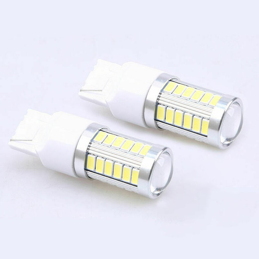 2 X 3157 3057X 45-SMD Amber Yellow Turn Signal Blinker DRL LED Lamp Light Bulbs 