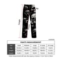 thumbnail image 3 of Men's pajama pants with a gothic skull pattern， soft home pajama pants， casual and comfortable loose fit pajama pants， elastic waistband， the ideal gift for birthdays and holidays., 3 of 10