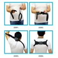thumbnail image 4 of Posture Corrector For Men And Women - Adjustable Upper Back Brace For Clavicle Support and Providing Pain Relief From Neck  Back and Shoulder, 4 of 6