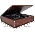 thumbnail image 2 of Arolly Wooden Storage Box  – Organizer with Compartments for Letters and Small Items, 2 of 6