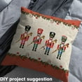 thumbnail image 2 of jejeloiu Nutcracker Soldier Fabric by the Yard 1 Yard,Merry Cheritmas Home Decor Fabric by the Yard,Festival Red Berry Sewing Fabric For Child,Luxury Bedroom Decor, 2 of 6