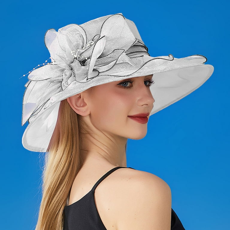Hontri Ken/tucky Derby Hats for Women in Sale, Women's Solid Color