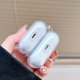 thumbnail image 4 of Bonita funda de auriculares de flores frescas para AirPods 1 2 Pro, funda transparente de TPU para auriculares Bluetooth, funda de caja de carga con llavero, 4 of 5