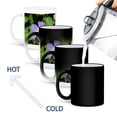 thumbnail image 4 of 3drose, Lilac Periwinkle Flower, 11oz Magic Transforming Mug, 4 of 7