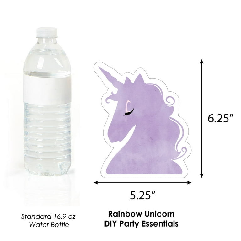 Big Dot of Happiness Rainbow Unicorn - Decorations DIY Magical