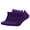 Purple, variant on Hehanda 6 Pairs of Ankle Athletic Running Socks, Low Cut Breathable Cushioned Tab Socks for Men and Women