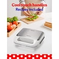 thumbnail image 3 of Betty Crocker 3 en 1 - Parrilla para interior, sándwich/Panini Press & Waffle Maker Plus, parrilla e, 3 of 7