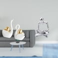 thumbnail image 2 of Figuras De Cisne, Adorno De Mesa, Artesanía, Decoración Para Parejas, Decoración De Mesa, Estatua De Pensador Abstracto, Escultura Para Sala De Estar, Entrada, Estantería, 2 of 8