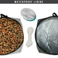 thumbnail image 5 of PetAmi Pet Food Travel Bag with 2x Dog Bowls for Pets, Heather Grey, 5 of 8
