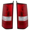 thumbnail image 3 of New Pair Tail Lights Compatible With Chevrolet Express 3500 LS Standard Passenger Van 4 Door 4.8L 2017 2018 2019 2020 2021 2022 2023 By part number 84639024 84639023 GM2800214 GM2801214, 3 of 8
