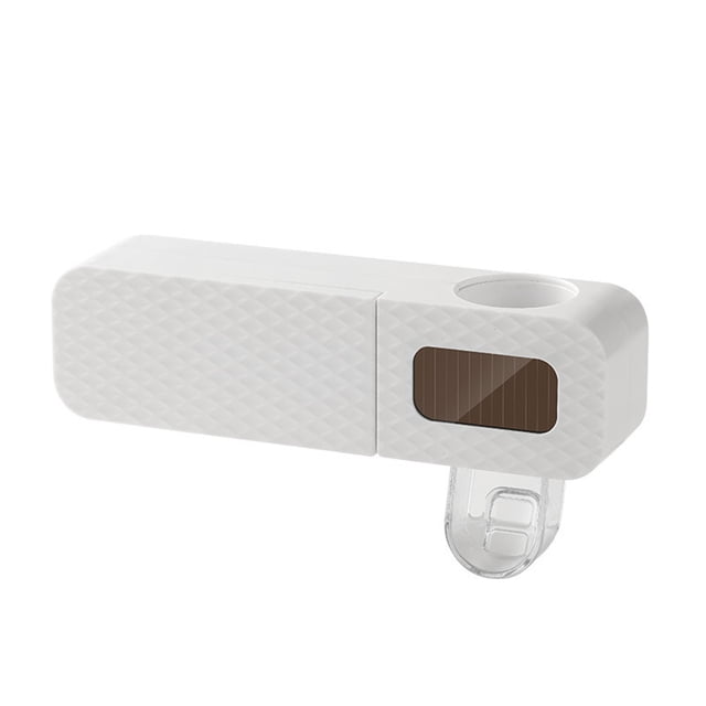 Wall Mounted Smart Toothbrush Holder with Infrared Auto Sensing and Drying ABS Bathroom Organizer Multifunctional Toothpaste Squeezer Dispenser