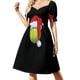 thumbnail image 2 of Vestido elegante de manga corta para mujer, vestido de noche de verano, vestido de mujer, isla de Santorini, Grecia, 2 of 7