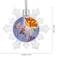 thumbnail image 2 of Phineas And Ferb Snowflake Pendant Christmas Party Decorations Snowflake Ornaments for Winter Christmas Tree Window Decor, 2 of 6