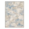 thumbnail image 3 of GENIMO 8'x10' Rug for Living Room, Large Machine Washable Non Slip Low Pile Area Rug for Bedroom Dining Room, Artistic Abstract, Dusty Blue Beige, 3 of 5