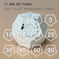 thumbnail image 3 of timer, pomodoro timer, rechargeable small cute timer, kids and classroom timer, cooking kitchen timer, exercise and study countdown timer, time manage, 3 of 5