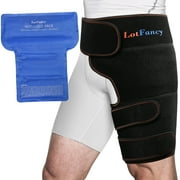 LotFancy Hip Brace with Hot Cold Pack, Gel Ice Pack Groin Wrap, Size L