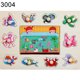 thumbnail image 4 of Gwong Juguete Dibujos animados de animales Fruta Fruta de madera Ampliación de Peg Puzzle Early Education Toy Regalo Gwong 92213, 4 of 7
