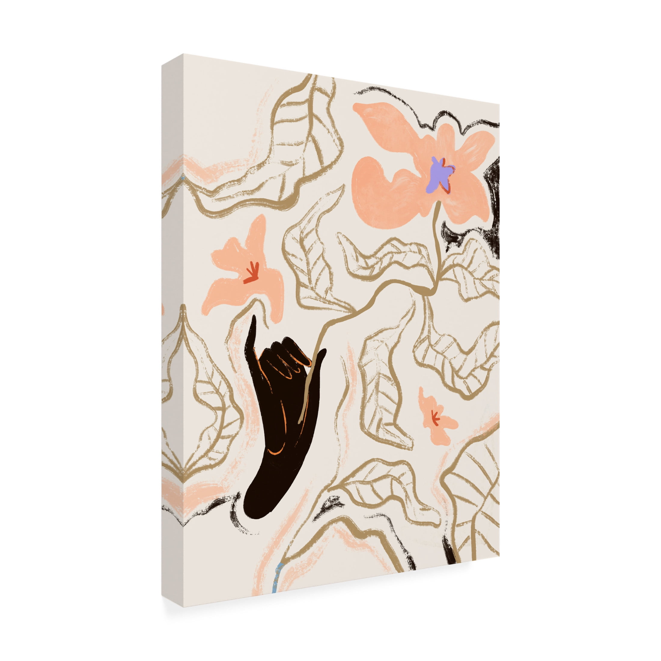 Trademark Fine Art Arty Guava  Fleur Canvas Wall Art