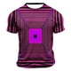 thumbnail image 4 of Mens Camisas de Manga Corta Impresión Casual Deportes Cuello Redondo Blusa, Poliéster Ligero para la Primavera Verano Al Aire Libre Uso Diario, 4 of 4
