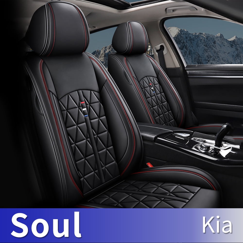 AOMSAZTO Fit Kia Soul 20102021 PU Leather Car seat Cover 21seat Full