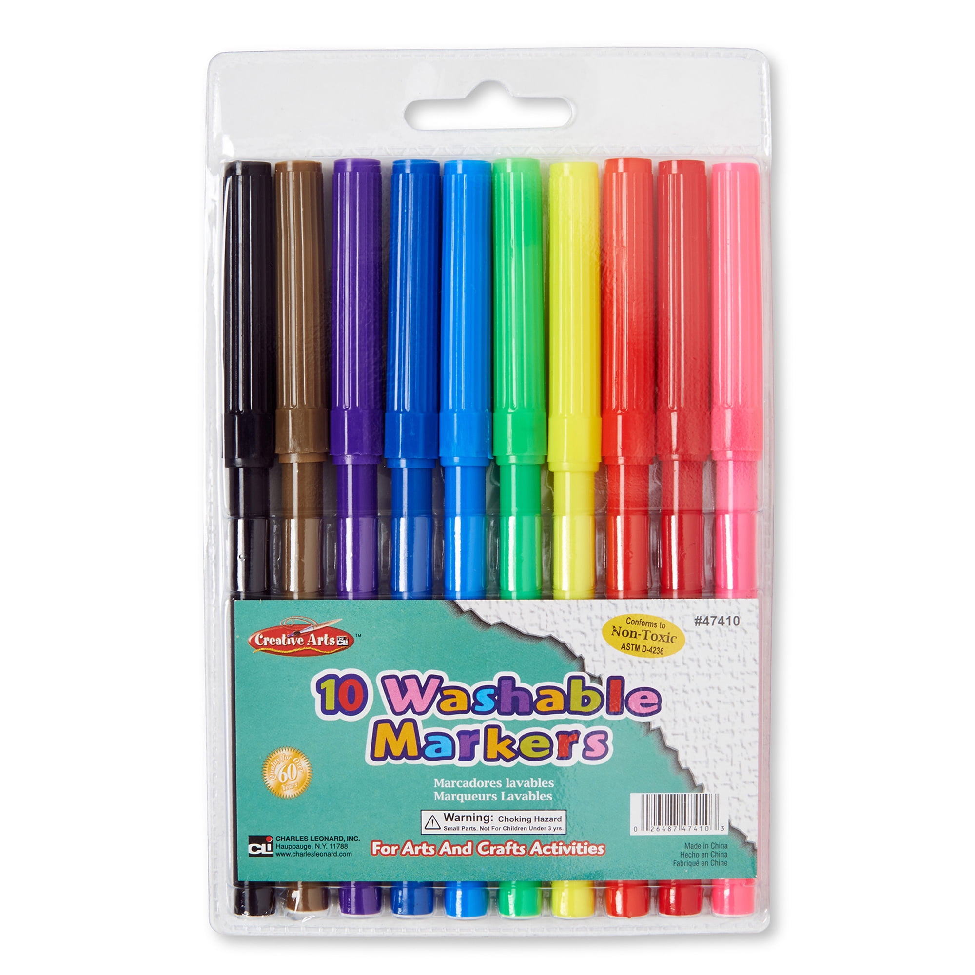 Washable Markers 10 Colors per Set, 24 Sets