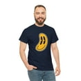 thumbnail image 4 of Flatten smiley face graphic t shirt Unisex Heavy Cotton Tee, 4 of 8