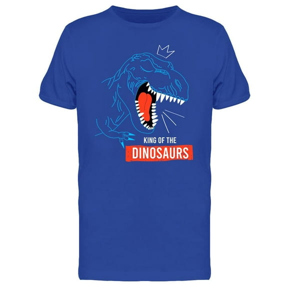 King Of The Dinosaurs Design T-Shirt Men -Image by Shutterstock, Male Large
