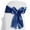 Royal Blue, variant on Lann's Linens - 30 Elegant Satin Wedding/Party Chair Cover Sashes/Bows - Ribbon Tie Back Sash - Ivory