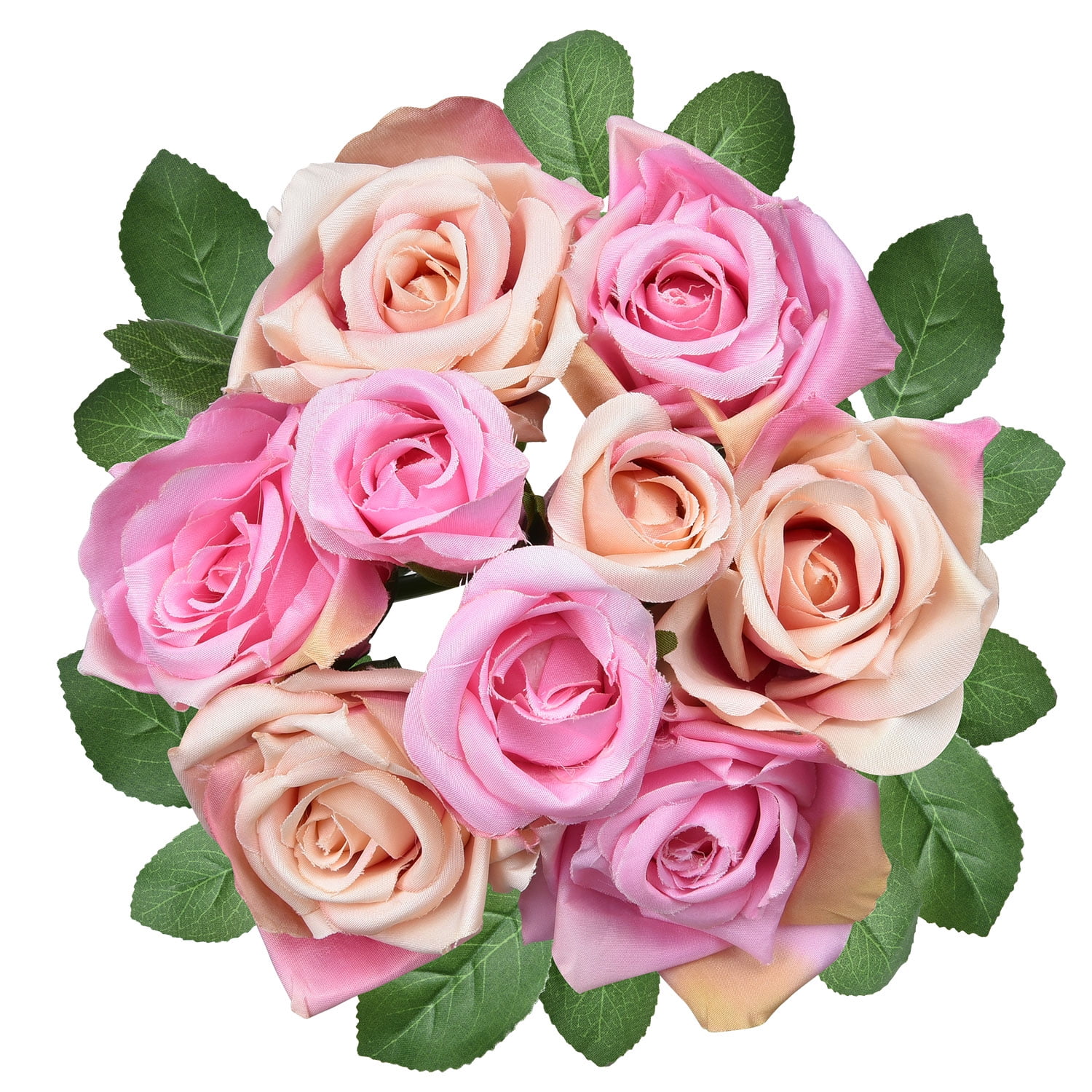 Artificial Flower Rose Bouquet 1Pack Fake Flower Silk Plastic