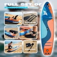 thumbnail image 7 of Quashley Inflatable Paddle Board 10'6" x 33" Wide SUP with Paddle, Pump, Backpack & Leash, 7 of 7