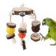 thumbnail image 2 of Wooden Parrot Chew Toys, Natural and Colorful Knots, Multiple Colors, 2 of 4