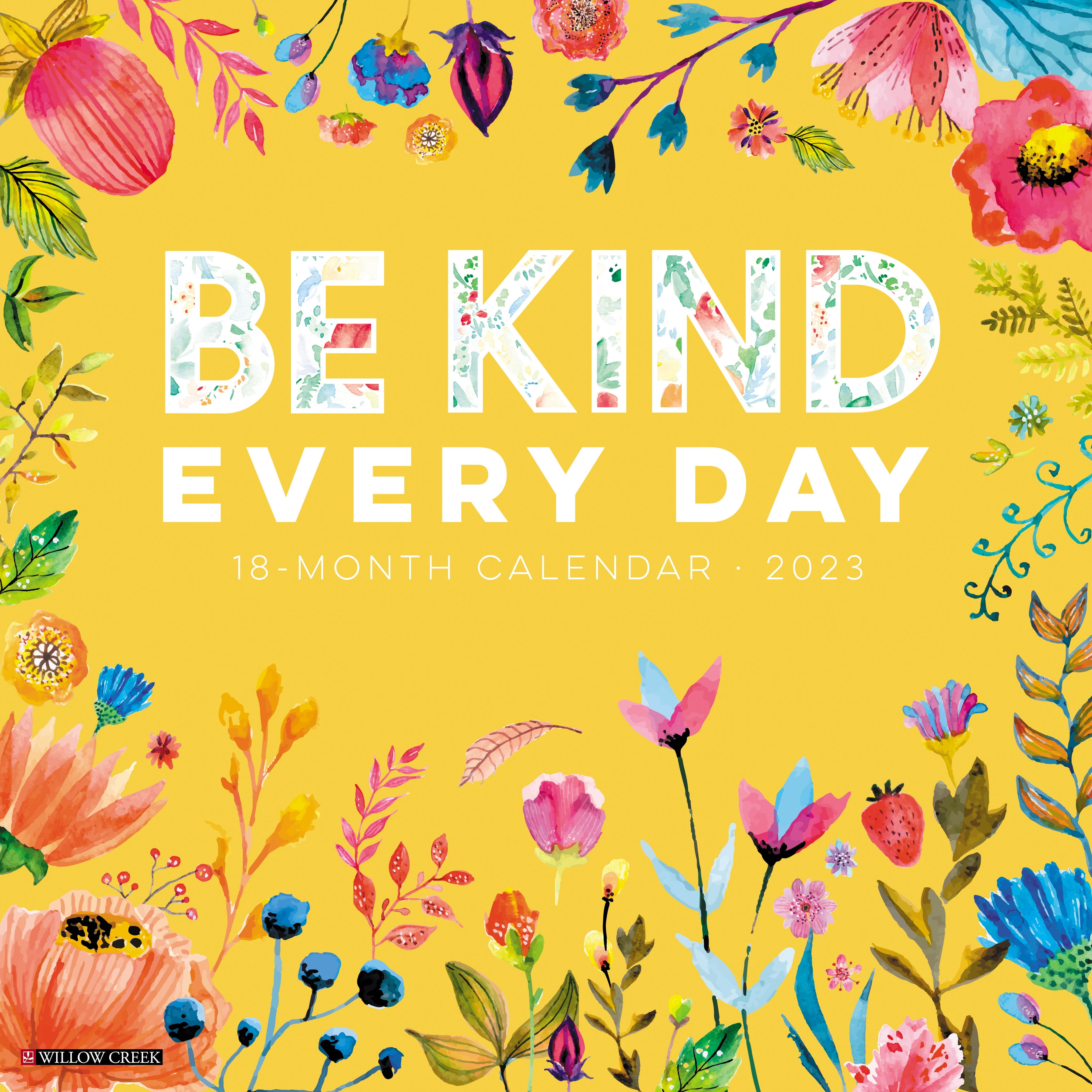 Be Kind 2023 Wall Calendar